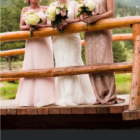 Sorella Vita NWT #9018 Bridesmaid or Mother of Bride Dress Sz 10 Sequins Holiday - Picture 13 of 16